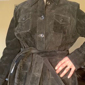 Dickies vintage black suede women’s jacket, NWT